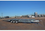 Remorque plateau porte 2 voitures 806x210 3 essieux 3500KG Indiana 